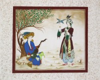 Khushbakht Soomro, Traditional Persian, 10 x 12 Inch, Gouache On Wasli, Miniature Painting, AC-KBS-CEAD-003